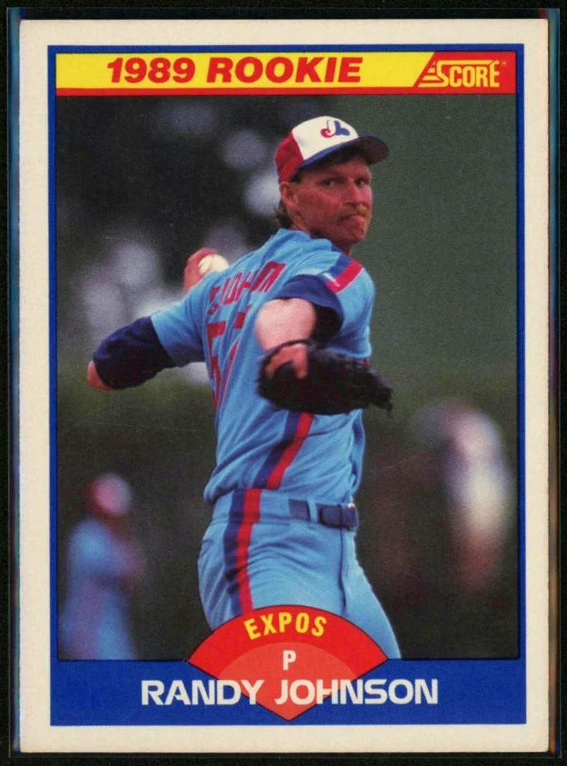 1989 Score #645 Randy Johnson RC