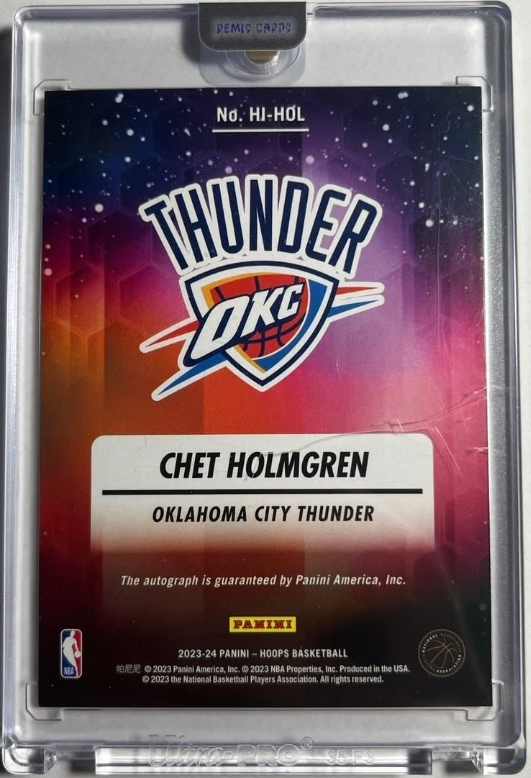 2023 Panini Hoops Ink Autographs #HI-HOL Chet Holmgren_2.png