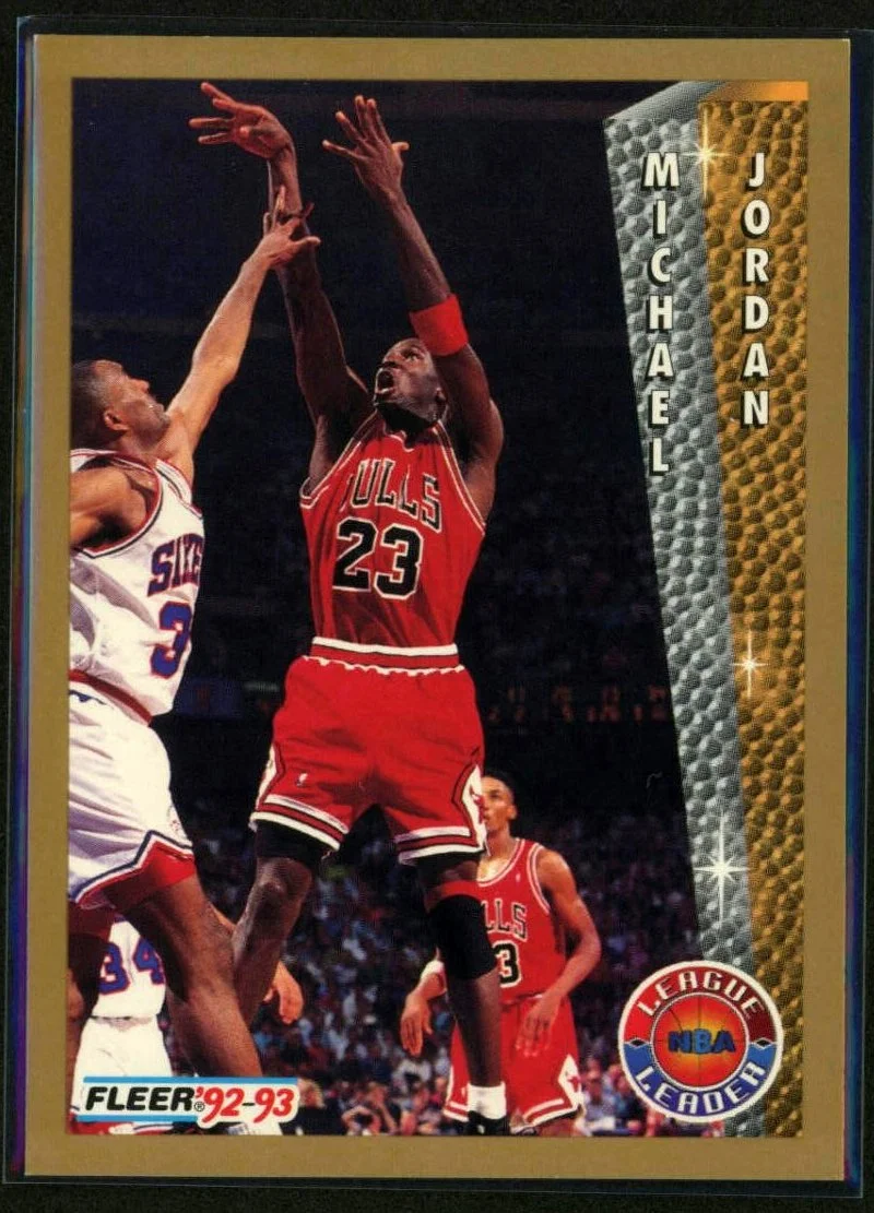 1992-93 Fleer #238 Michael Jordan League Leader
