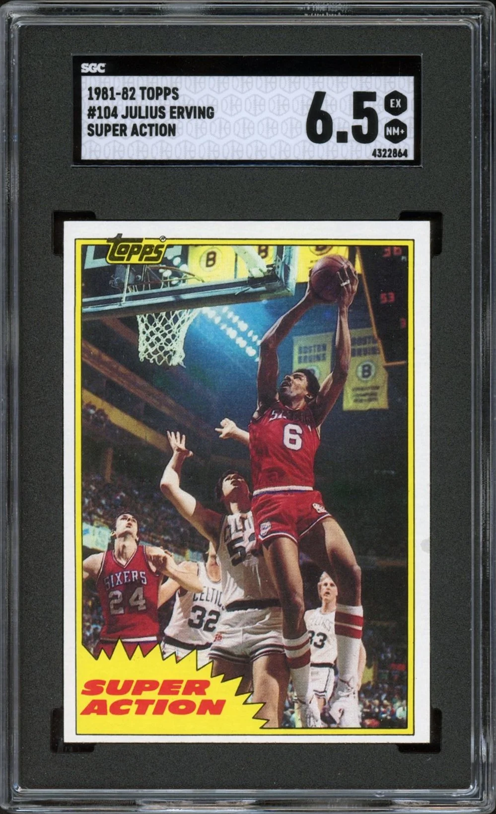 1981-82 Topps #104 Julius Erving Super Action SGC 6.5