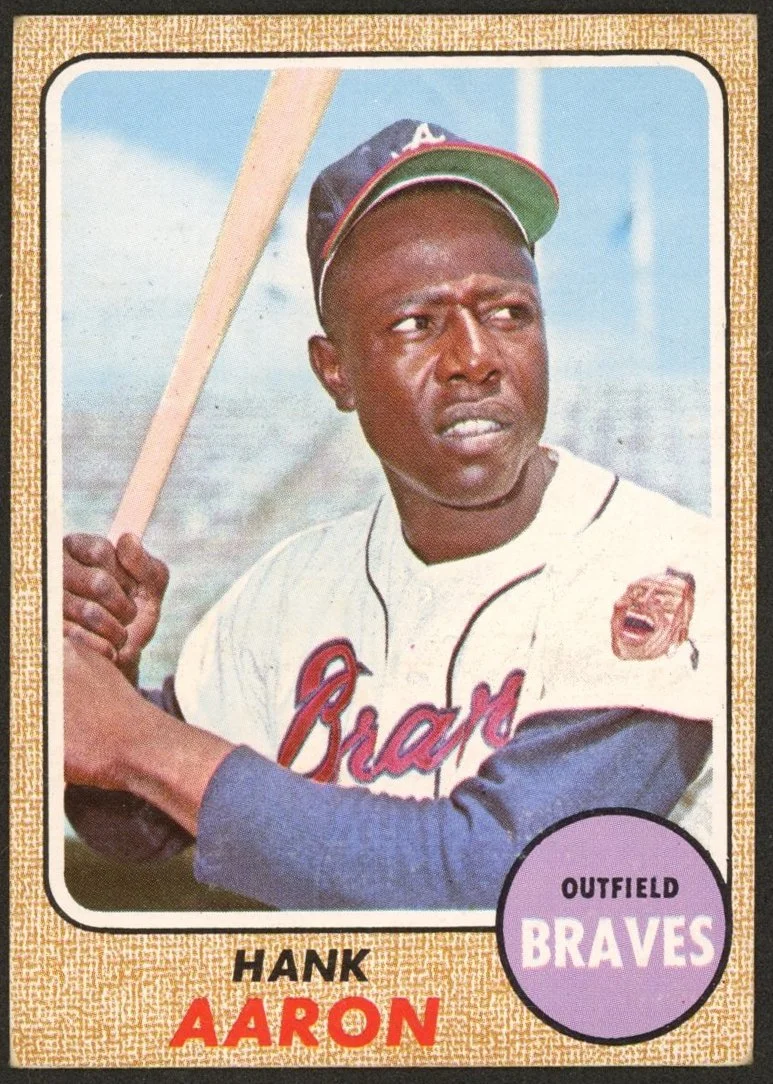 1968 Topps #110 Hank Aaron
