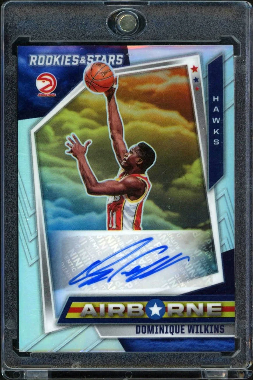 2021-22 Panini Chronicles Rookies & Stars Airborne #AIR-DWL Dominique Wilkins 04/49