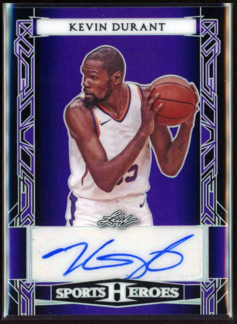 2024 Leaf Sports Heroes BA-KD1 Auto Kevin Durant 1/4