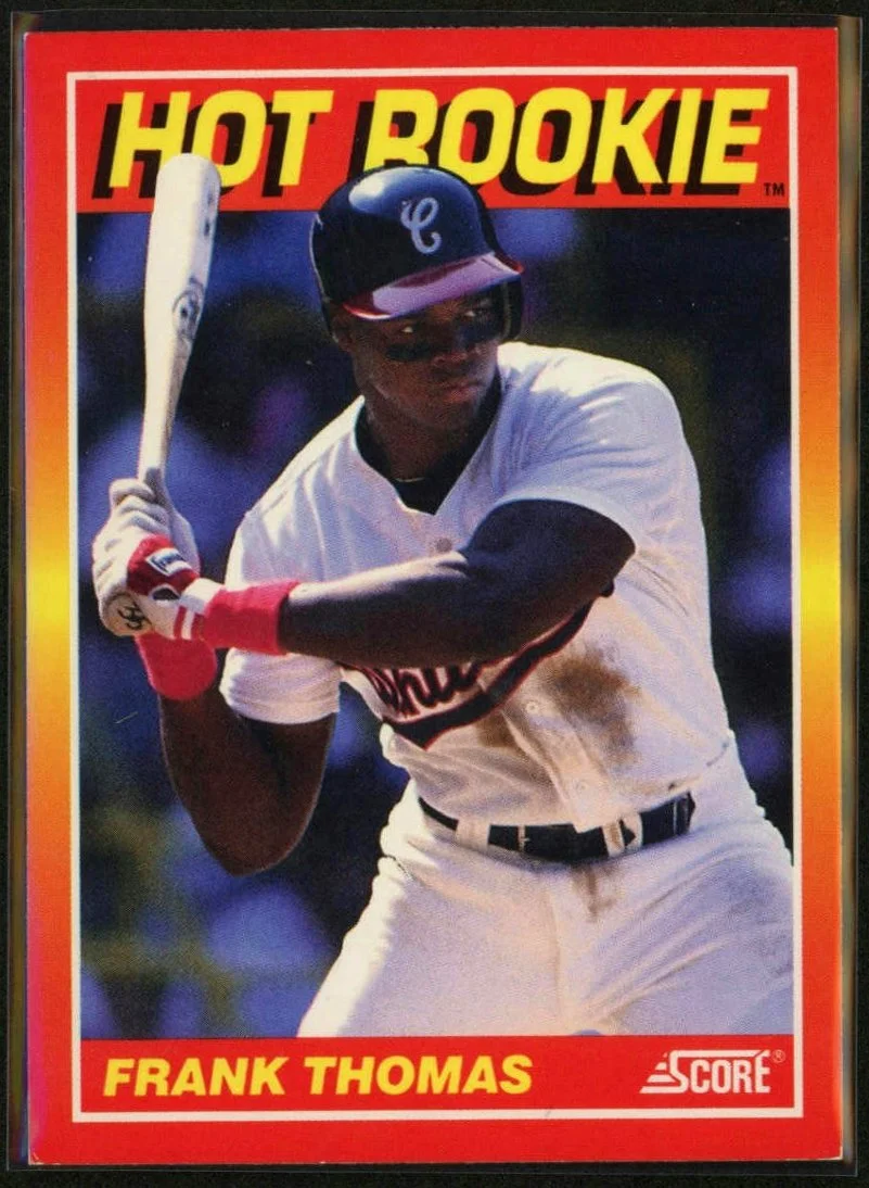 1991 Score #4 Frank Thomas Hot Rookies
