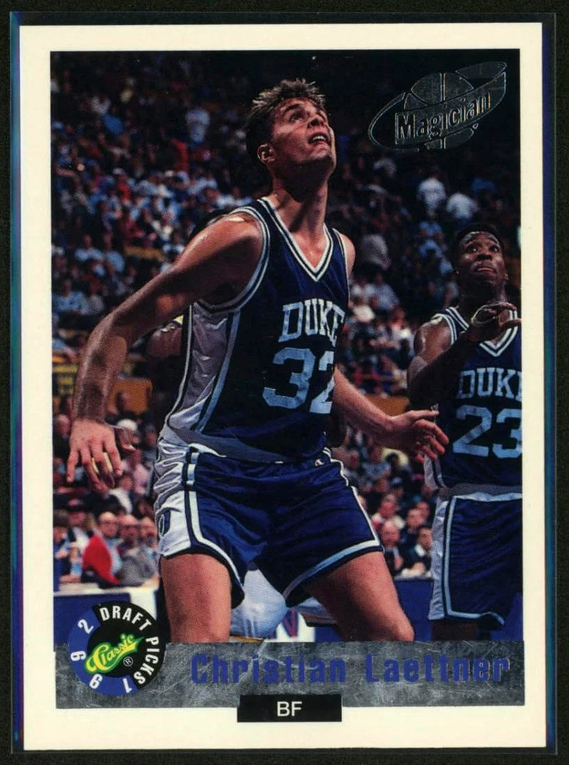 1992 Classic Draft Picks #43 Christian Laettner Magician RC