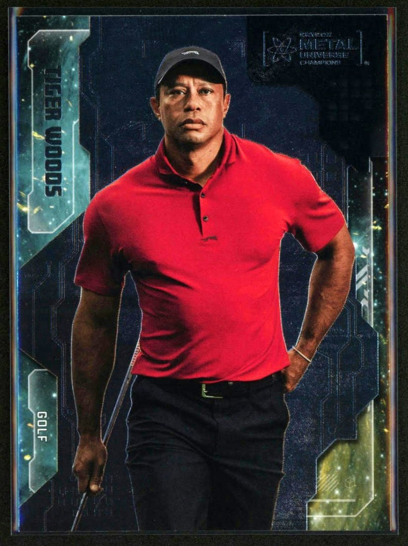 2024 SkyBox Metal Universe Champions #2 Tiger Woods
