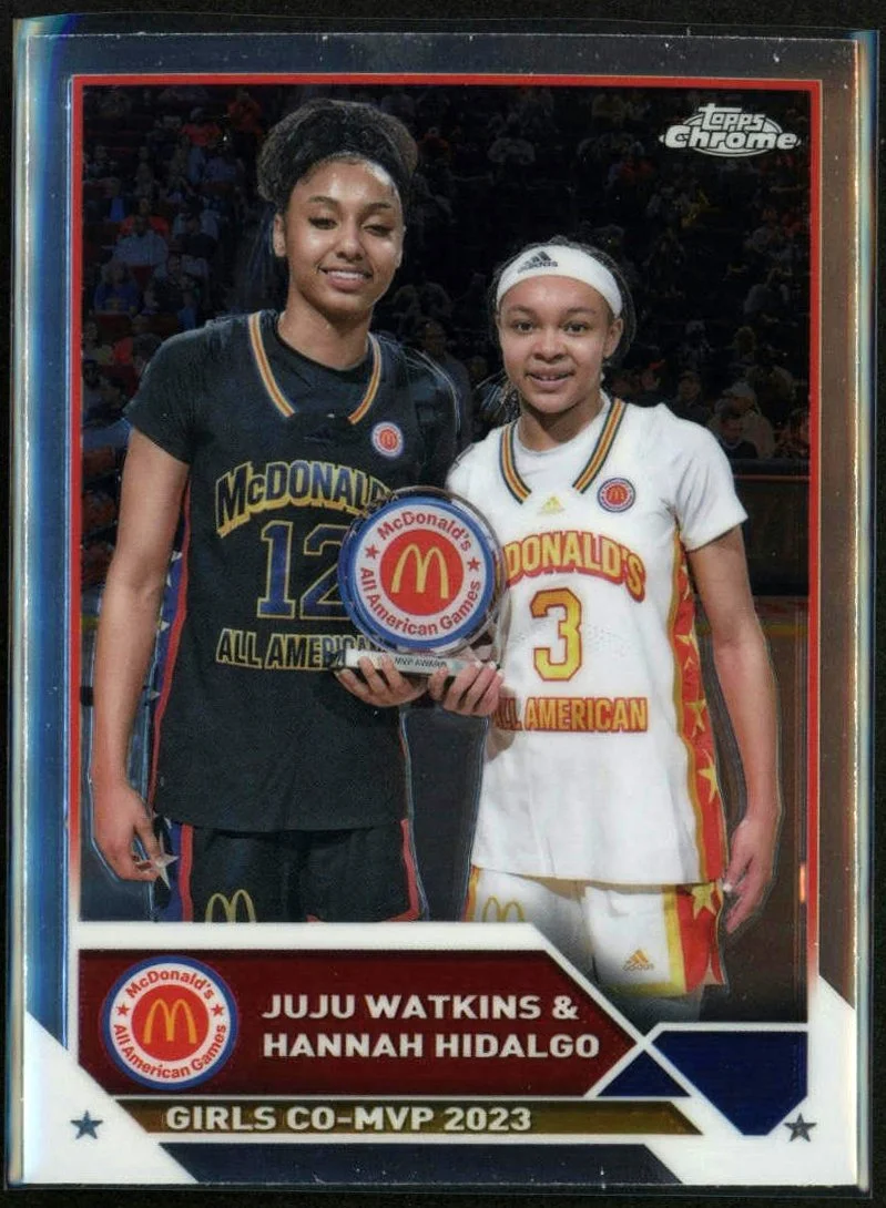 2023 Topps Chrome McDonalds #100 JuJu Watkins & Hannah Hidalgo