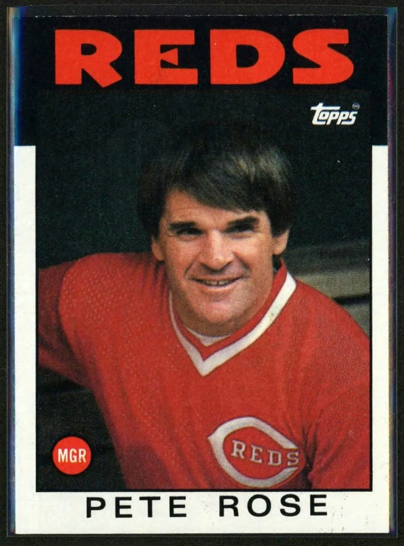 1986 Topps #741 Pete Rose MGR