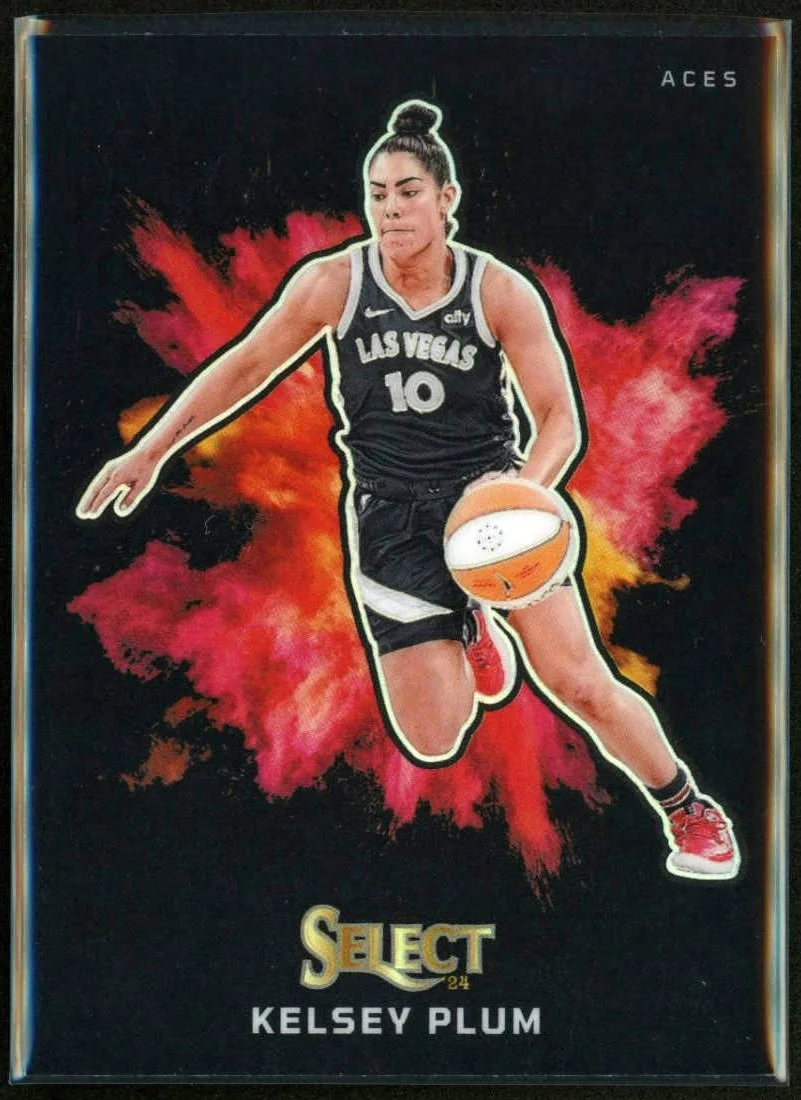 2024 Panini Select WNBA #10 Kelsey Plum Black Color Blast