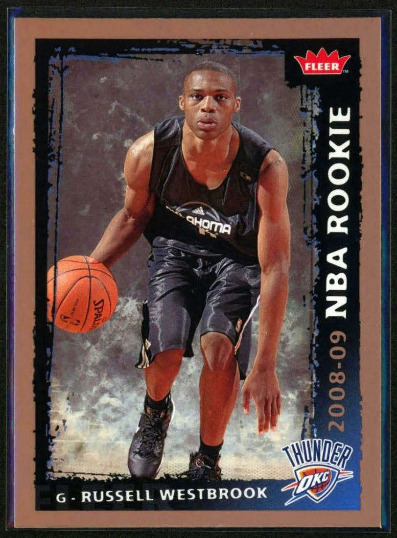 2008-09 Fleer #204 Russell Westbrook RC