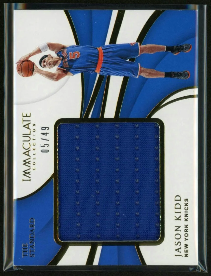2018-19 Immaculate Collection The Standard Relics #17 Jason Kidd 05/49