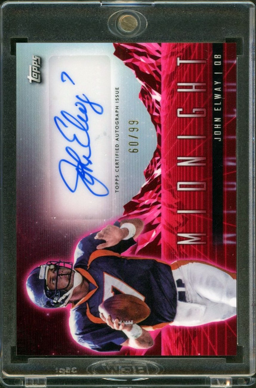2024 Topps Midmight Horizon Signatures #HZS-JE John Elway Twilight 60/99