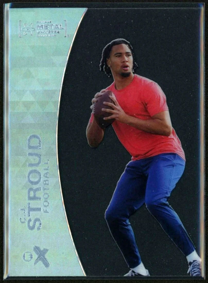 2024 Skybox Metal Universe Champions E-X #EX-5 CJ Stroud