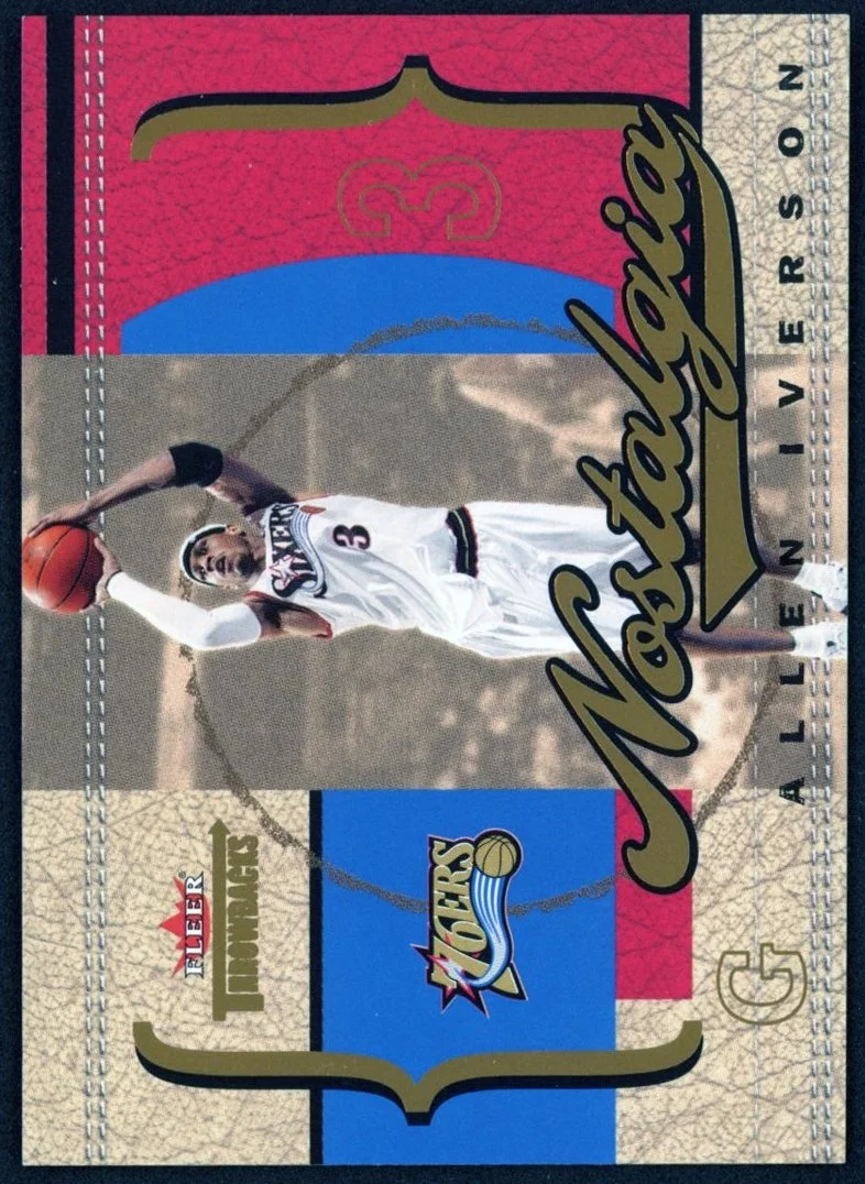 2004 Fleer Throwbacks Gold #1 N Allen Iverson 15/96