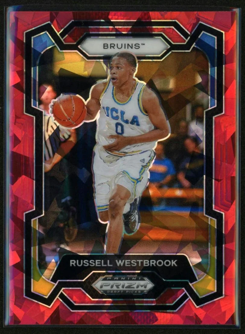 2024 Panini Prizm Draft Picks #47 Russell Westbrook Red Ice Prizm