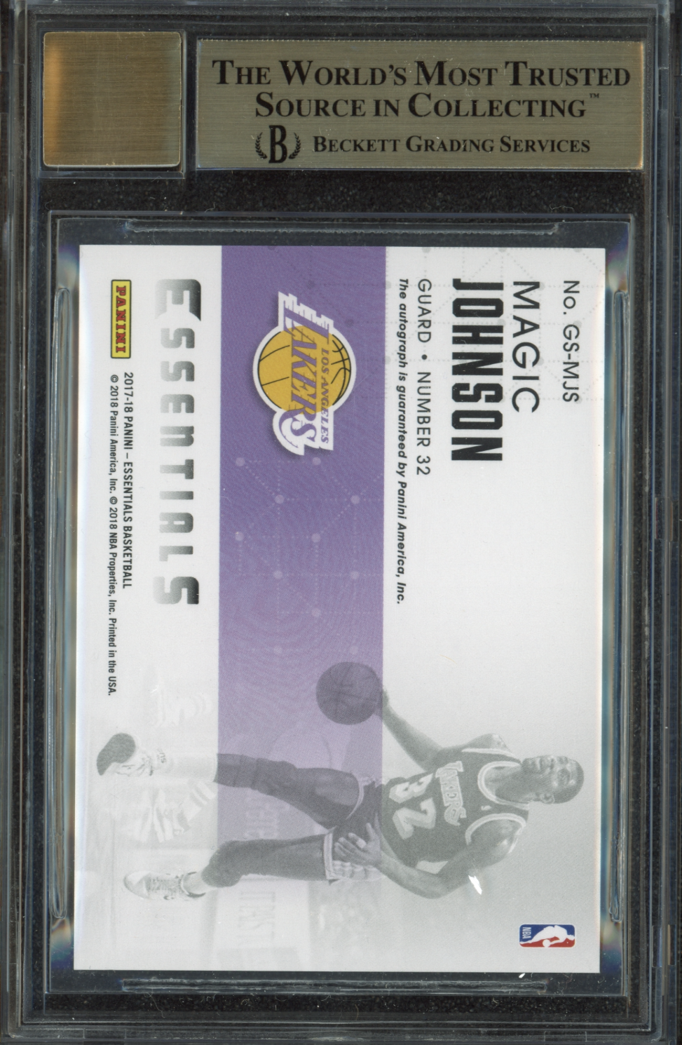 2017-18 Panini Essentials Glorified Signatures Gold #4 Magic Johnson 32_35 BGS 9.5_2.png