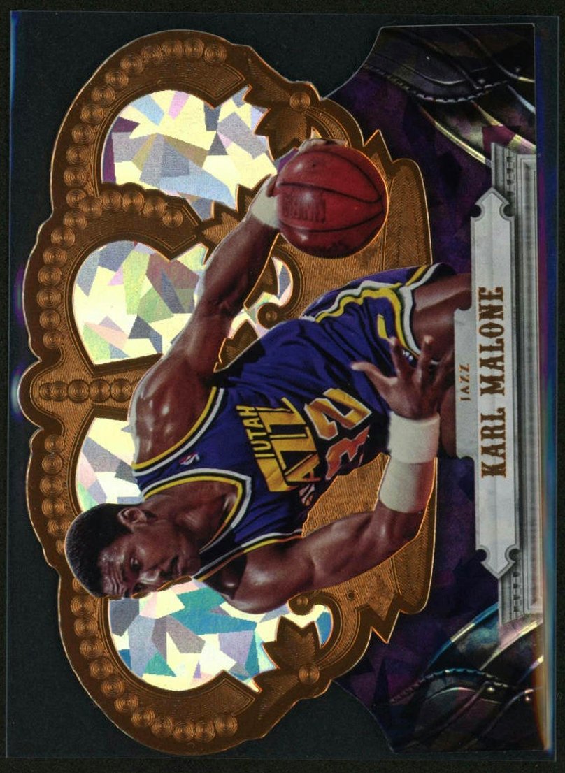 2017-18 Panini Crown Royale Crystal #198 Karl Malone 32/99