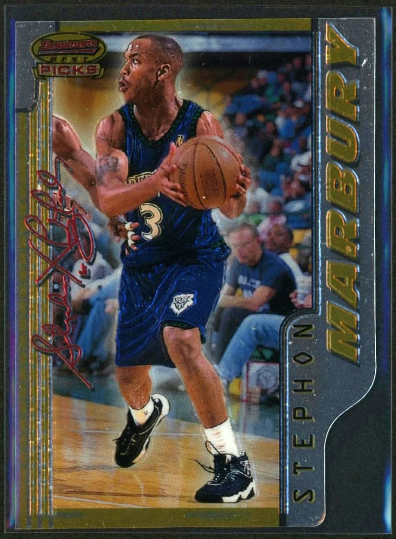 1996-97 Bowman’s Best Picks #BP1 Stephon Marbury RC