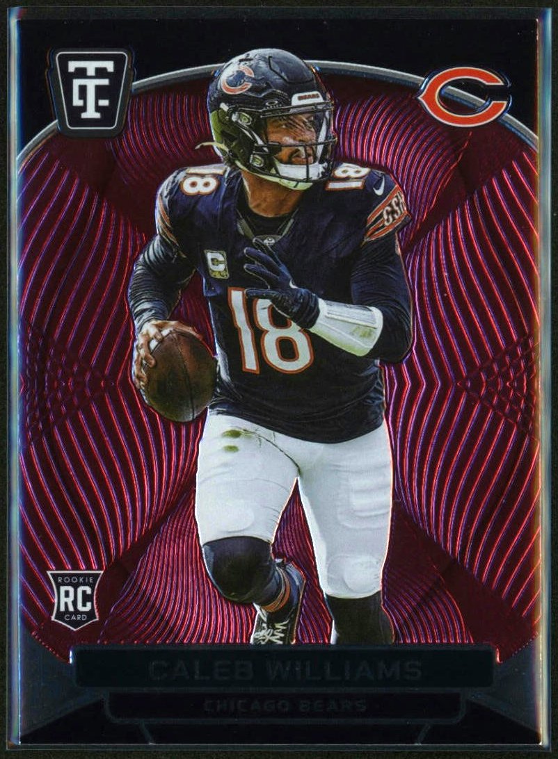 2024 Panini Totally Certified #101 Caleb Williams Rookies Mirror Purple