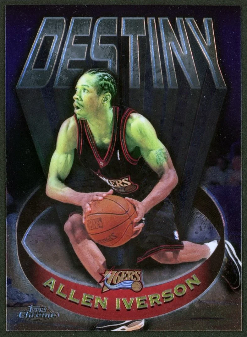 1997 Topps Chrome Destiny #D14 Allen Iverson