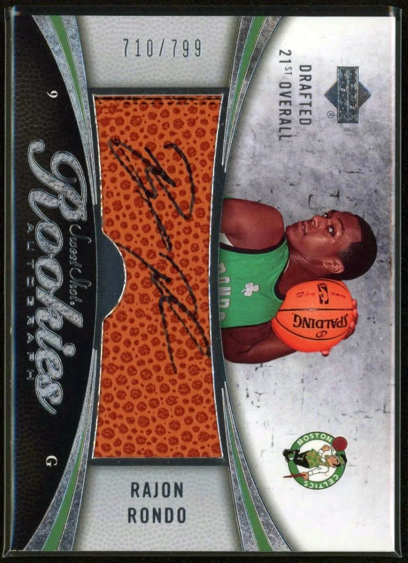 2006-07 Sweet Shot #111 Rajon Rondo AU RC