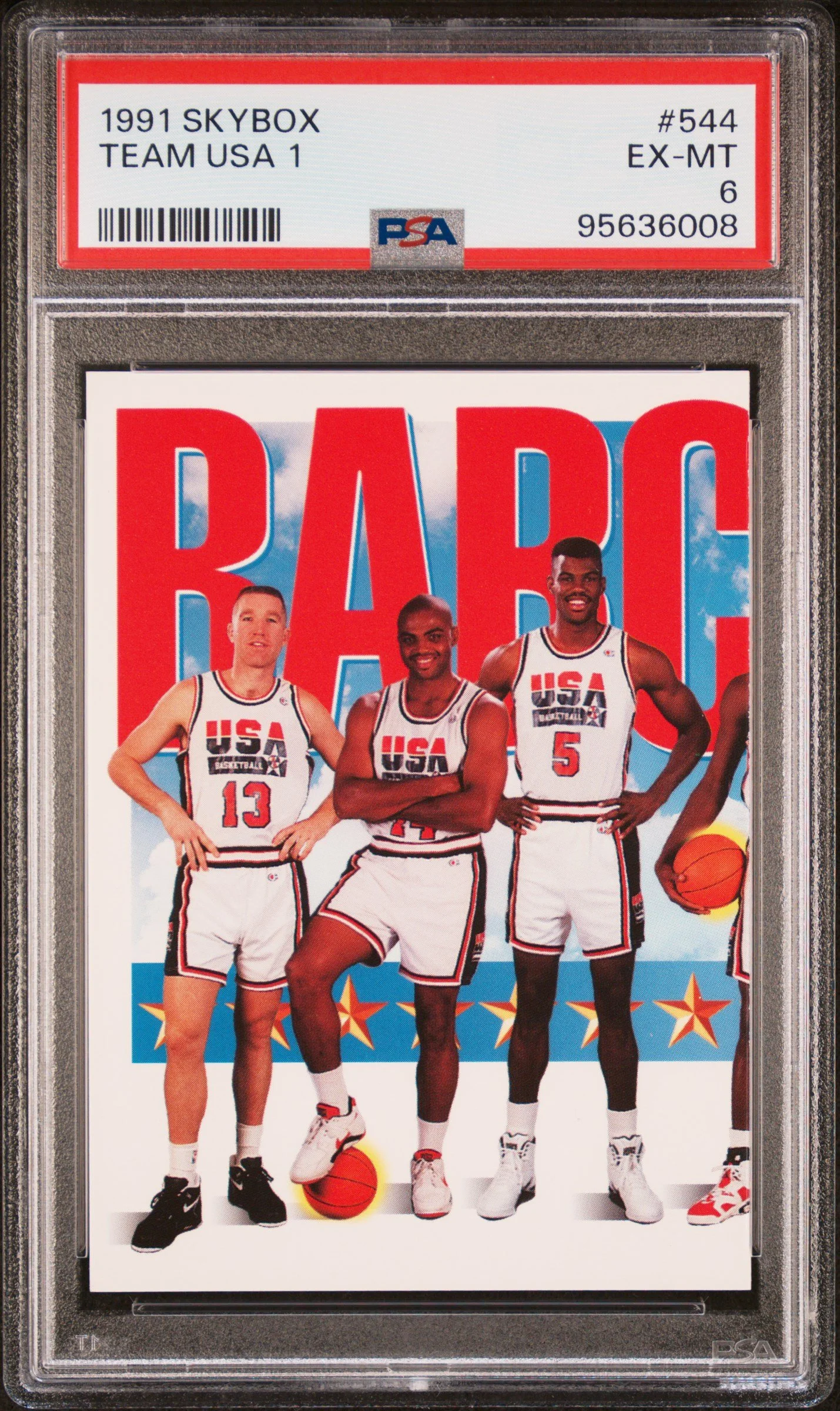 1991 Skybox #544 Team USA 1 PSA 6