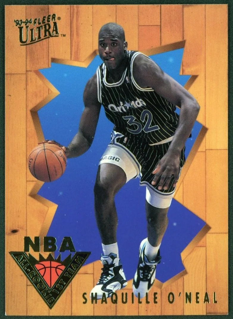 1993 Fleer Ultra #5 Shaquille O'Neal NBA All-Rookie 1st Team