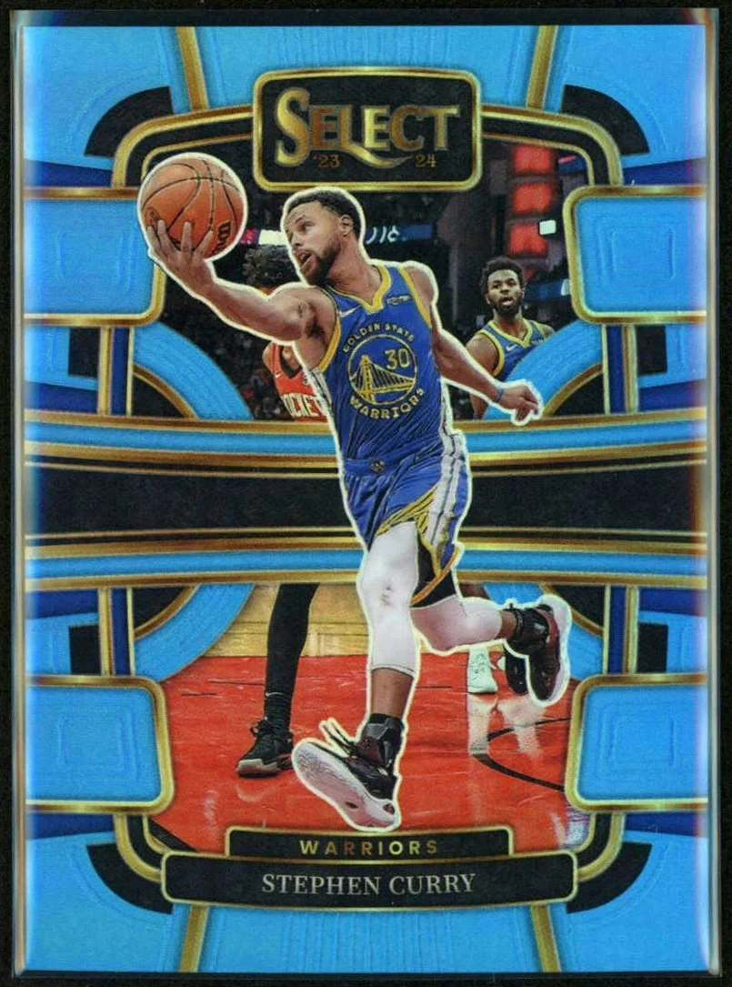 2023-24 Panini Select Concourse #56 Stephen Curry Light Blue 168/299