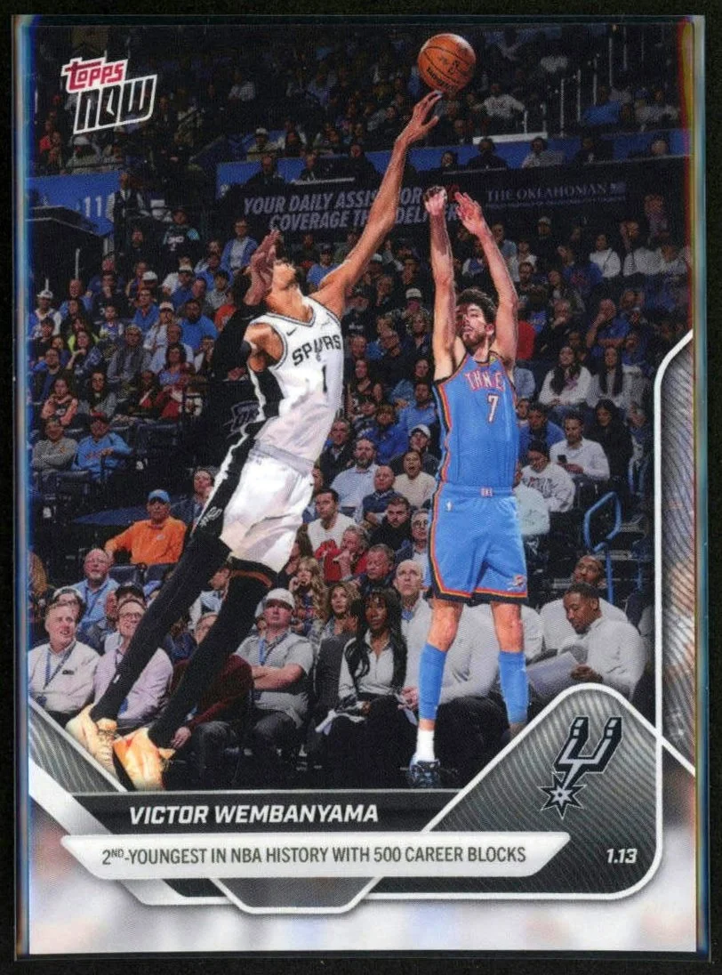 2025 Topps Now #127 Victor Wembanyama