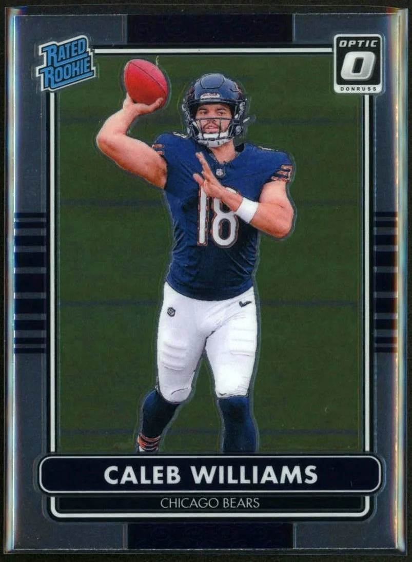 2024 Panini Donruss Optic #1 Caleb Williams 2014 Retro Rated Rookie