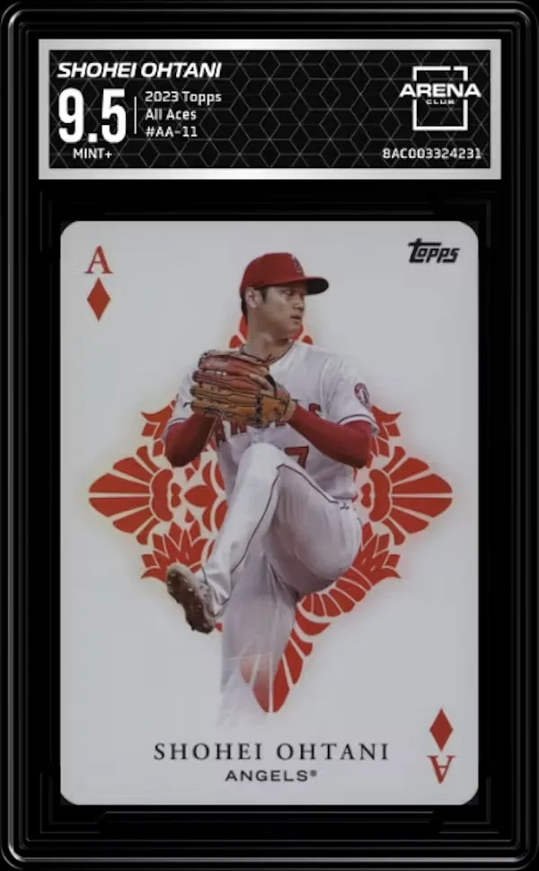 2023 Topps All Aces #AA-11 Shohei Ohtani AC 9.5