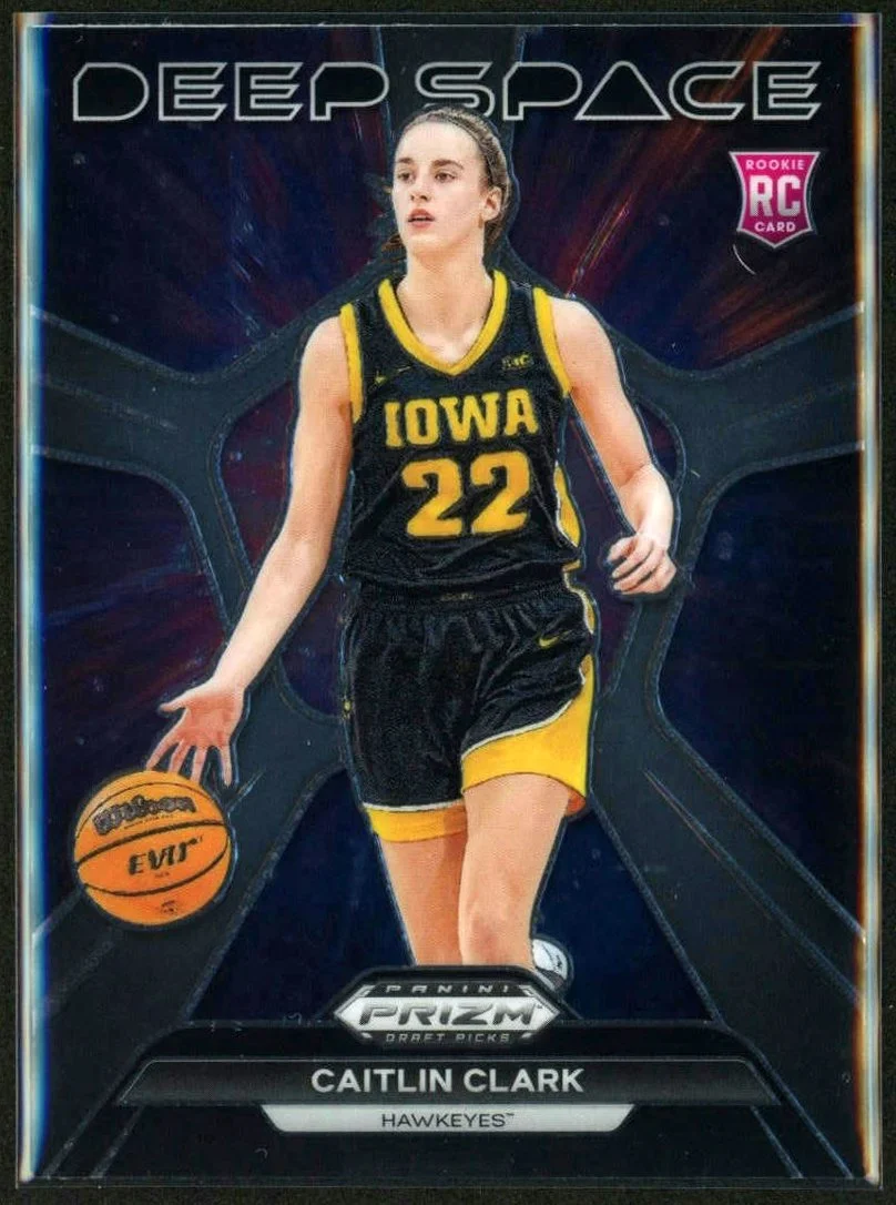 2024 Panini Prizm Draft Picks #8 Caitlin Clark Deep Space
