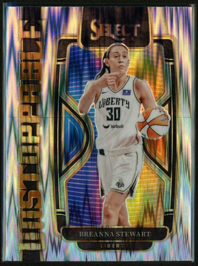 2024 Panini Select Unstoppable #7 Breanna Stewart Silver Flash Prizm