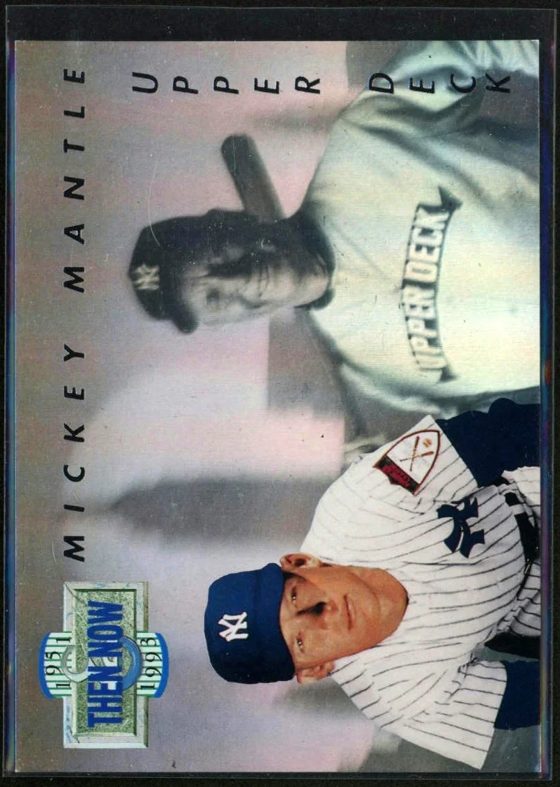 1993 Upper Deck #TN17 Mickey Mantle Then and Now