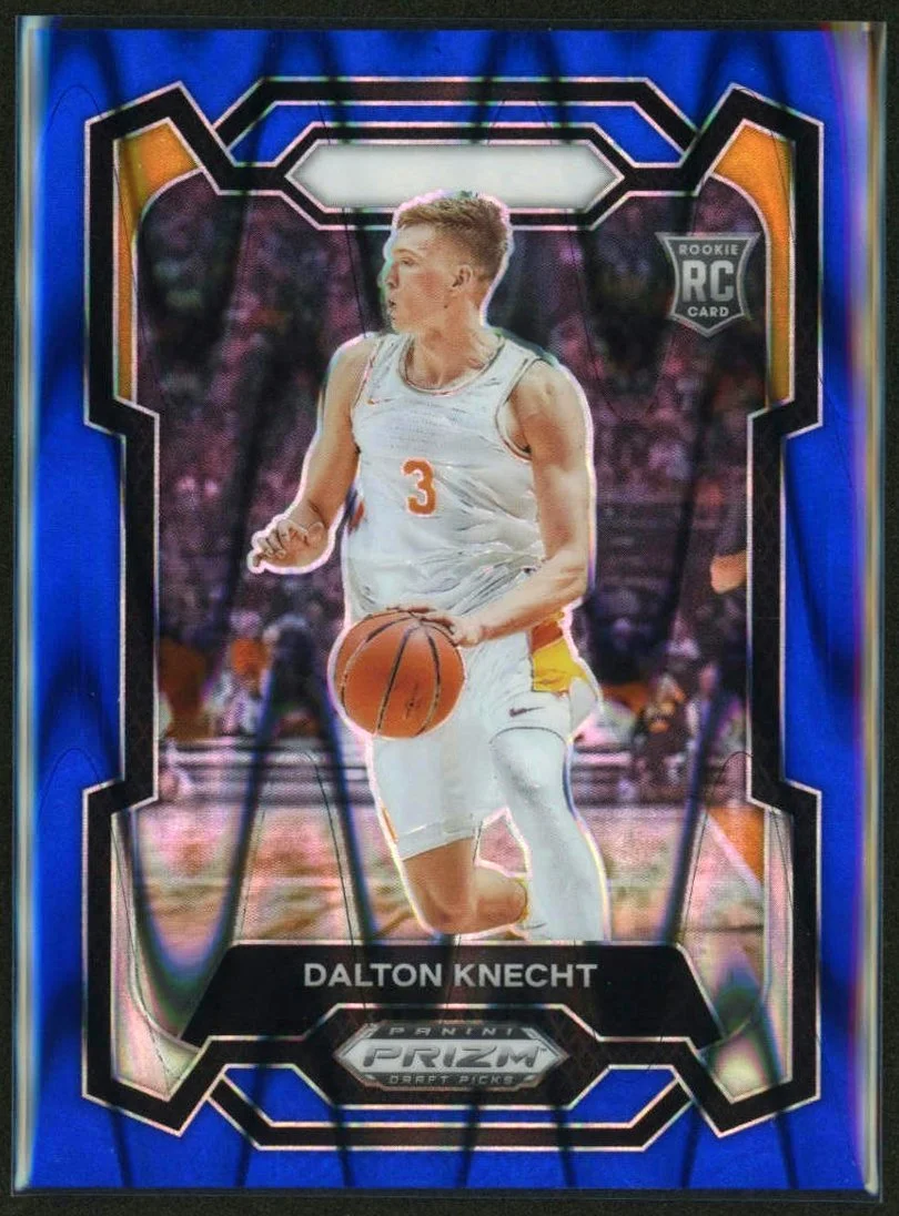2024 Panini Prizm Draft Picks #50 Dalton Knecht Blue Seismic Prizm 039/149