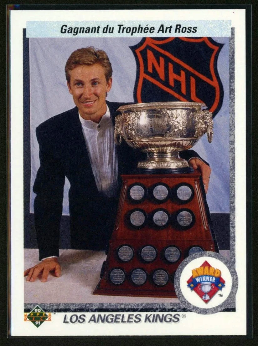 1990 Upper Deck #205 Wayne Gretzky Award Winners