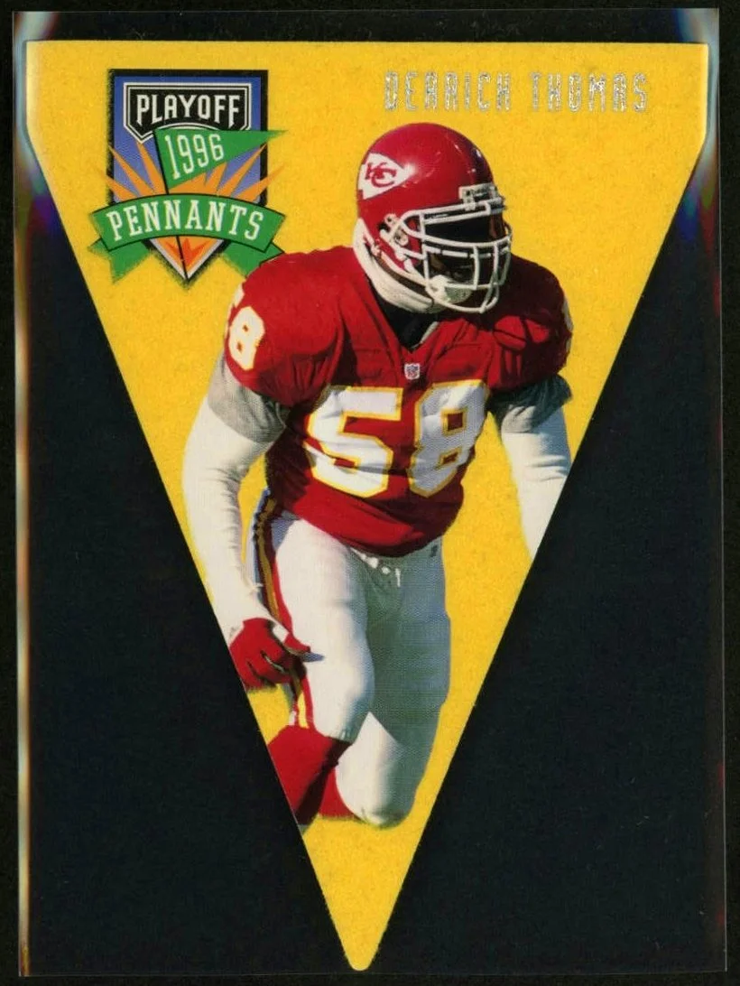 1996 Playoff Contenders #65 Derrick Thomas Pennants