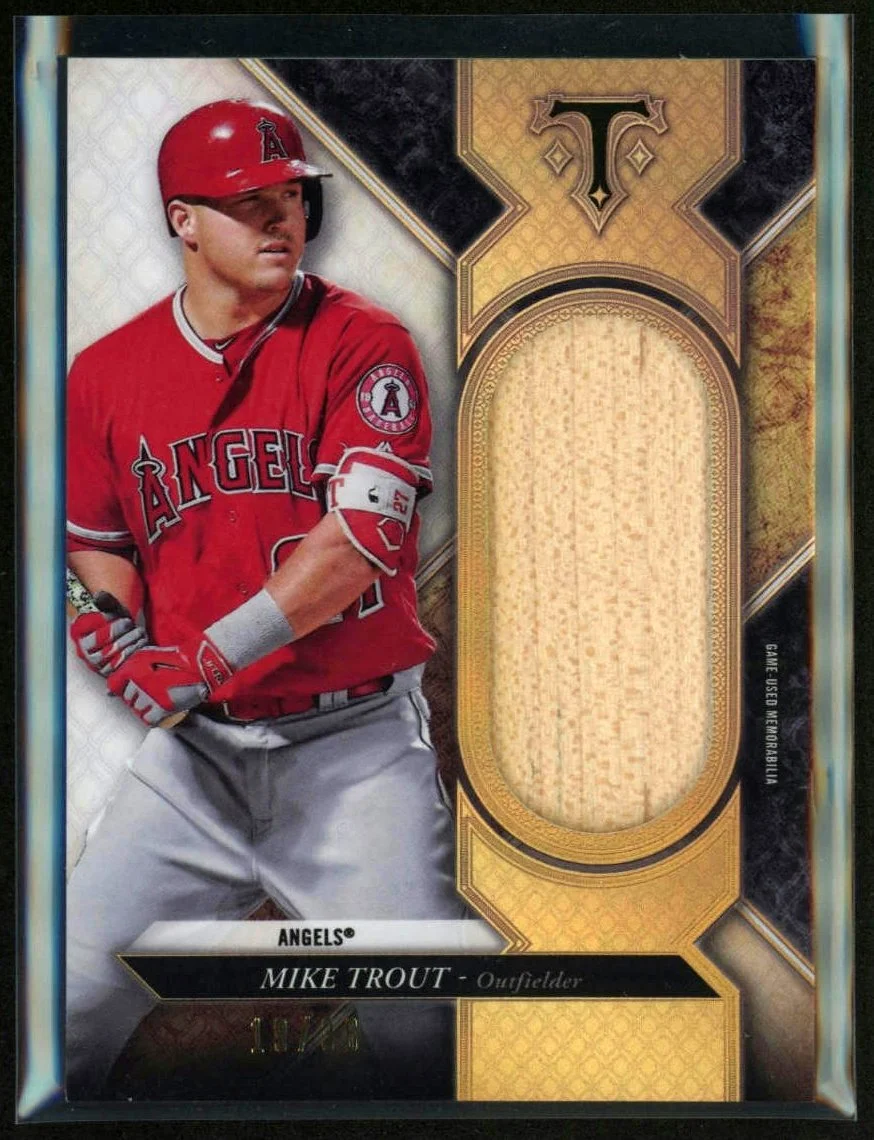 2017 Topps Triple Threads SJR-MTR Mike Trout 19/36
