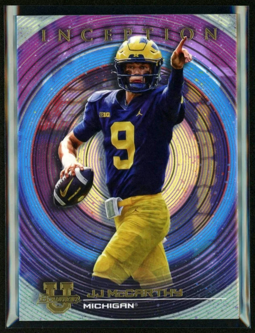 2023 Bowman University Inception #6 JJ McCarthy