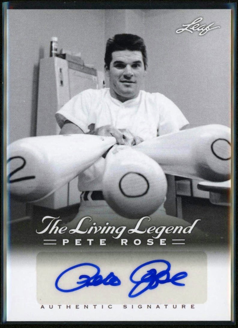 2012 Leaf The Living Legend Auto #AU-7 Pete Rose