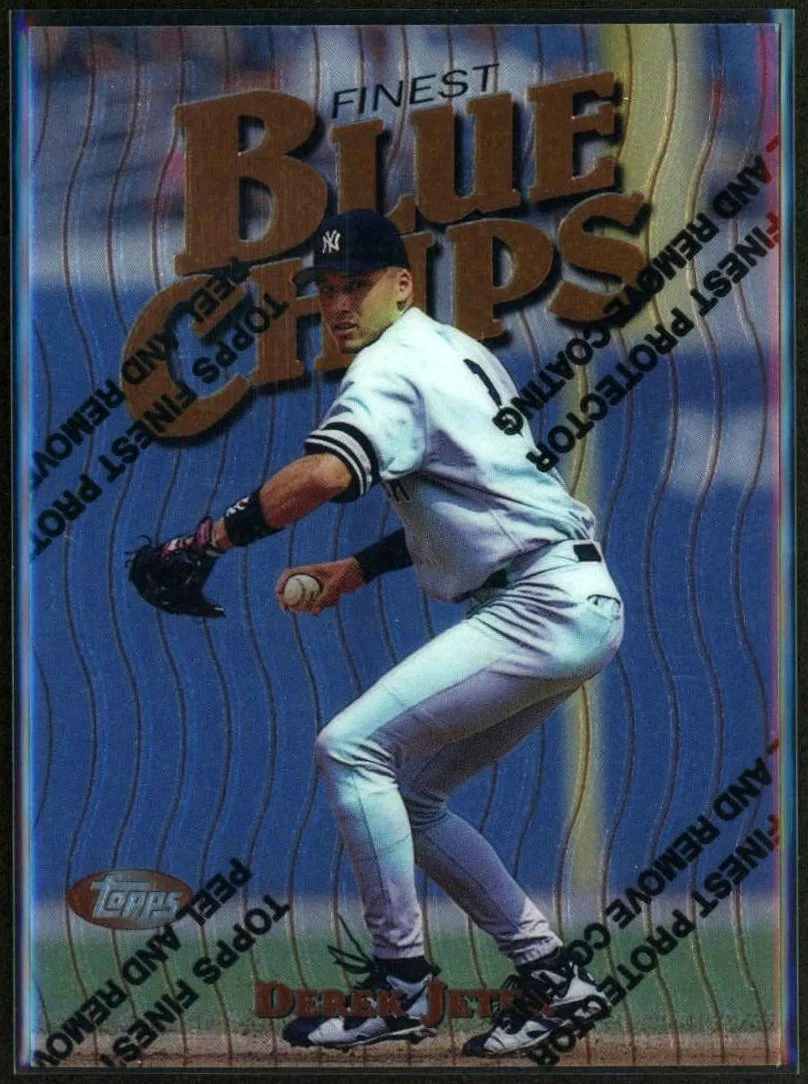 1997 Topps Finest Blue Chips #15 Derek Jeter Bronze Refractor
