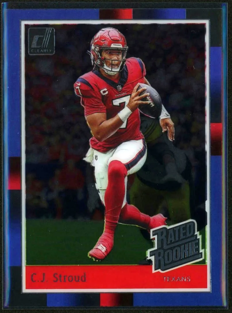 2023 Panini Donruss Clearly #2 CJ Stroud Retro Rated Rookie