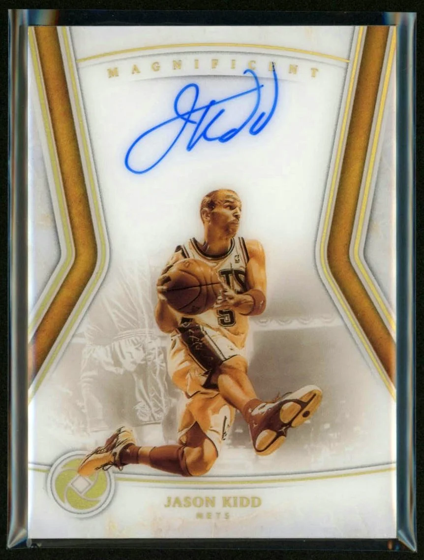 2018-19 Panini Opulence Magnificent Autographs #19 Jason Kidd 28/49