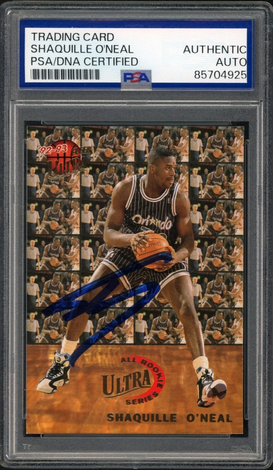 1992-93 Fleer Ultra All Rookie Series #7 Shaquille O'Neal PSA/DNA Authentic