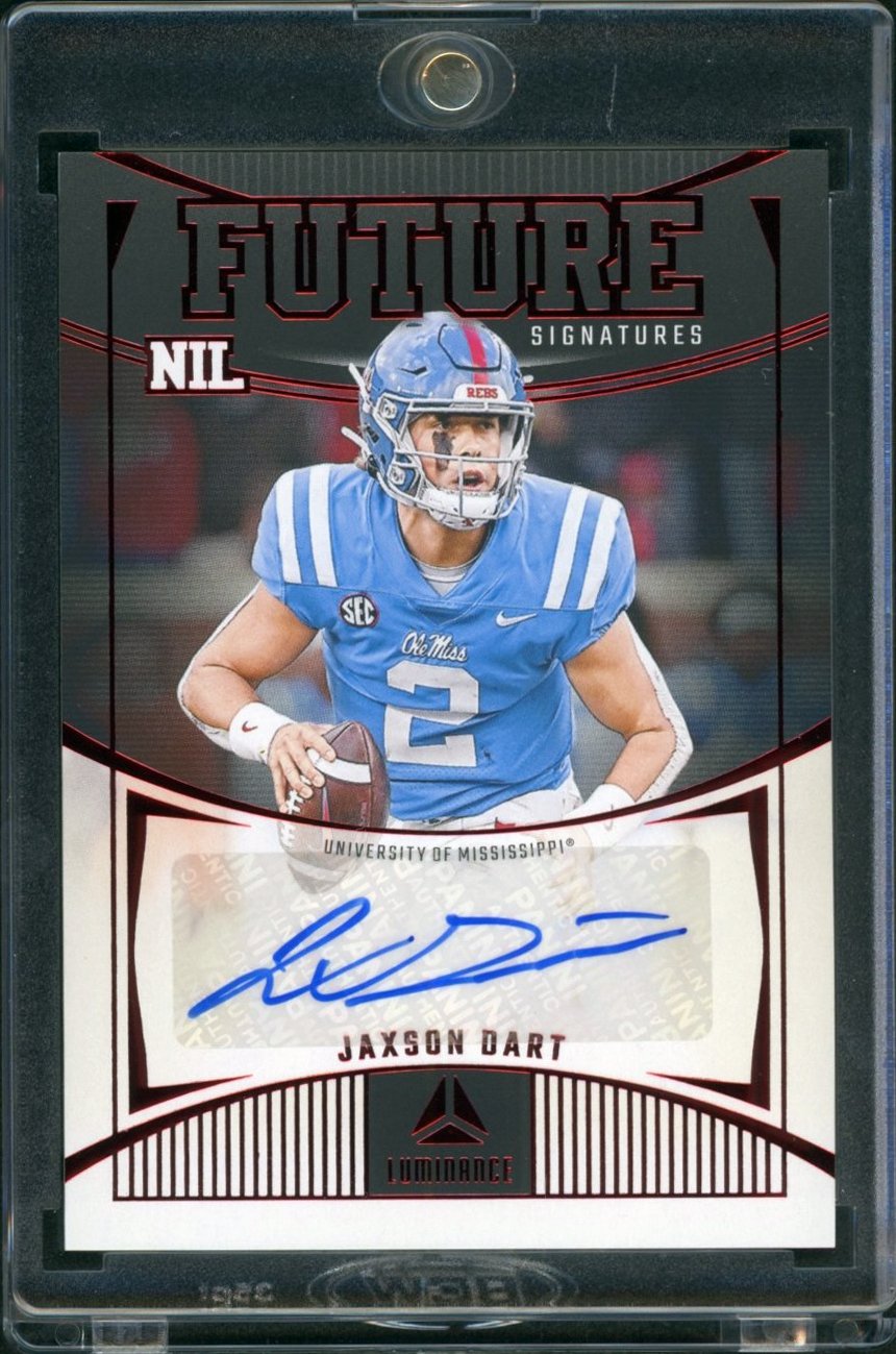 2023 Bowman University Chrome #FOFA-JD Jaxon Dart RC Future of Football Autographs_1.jpg