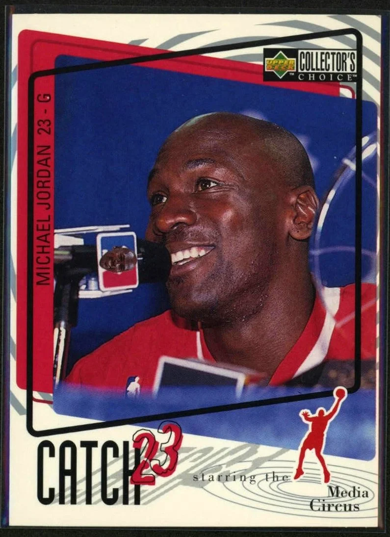 1997 Upper Deck Collector's Choice #191 Michael Jordan Catch 23