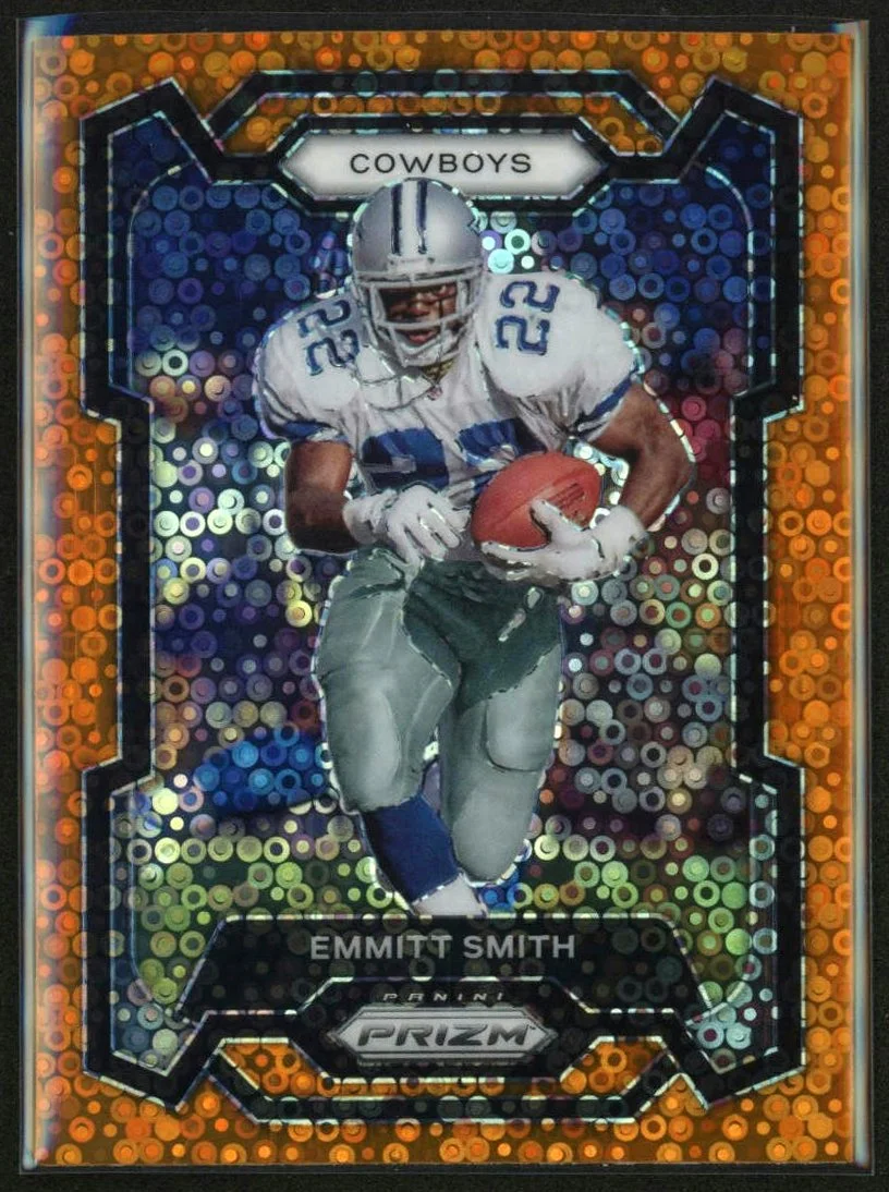 2023 Panini Prizm #74 Emmitt Smith Orange Ice Prizm