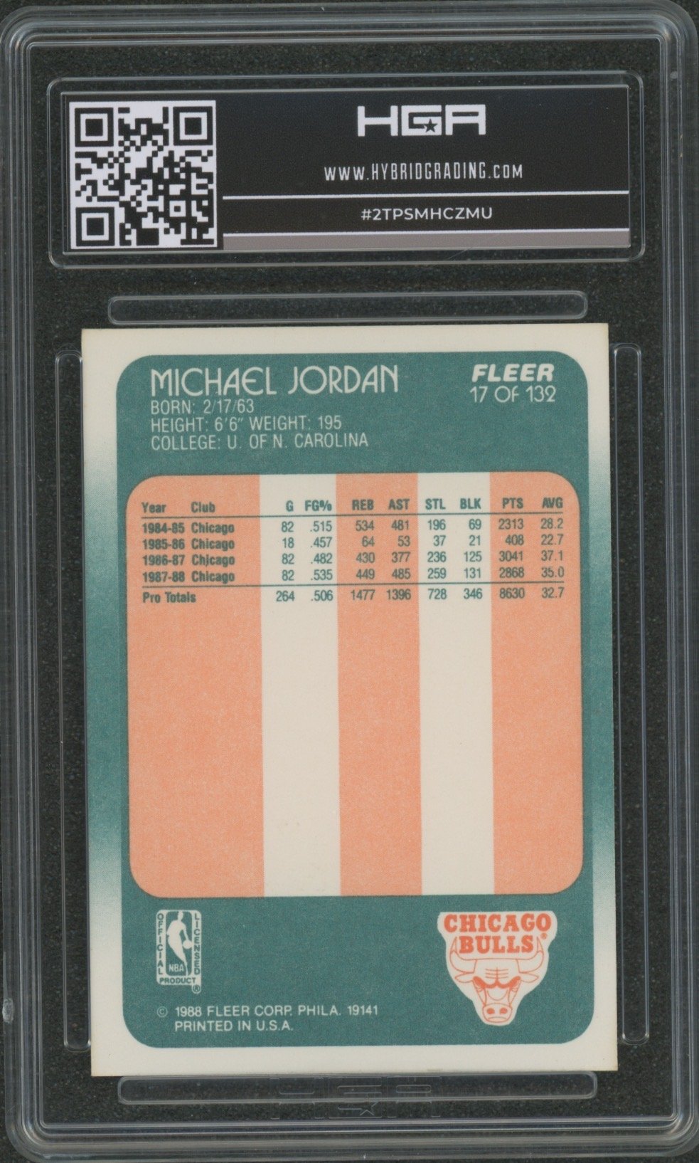 1989-90 Fleer #17 Michael Jordan HGA 9_2.jpeg