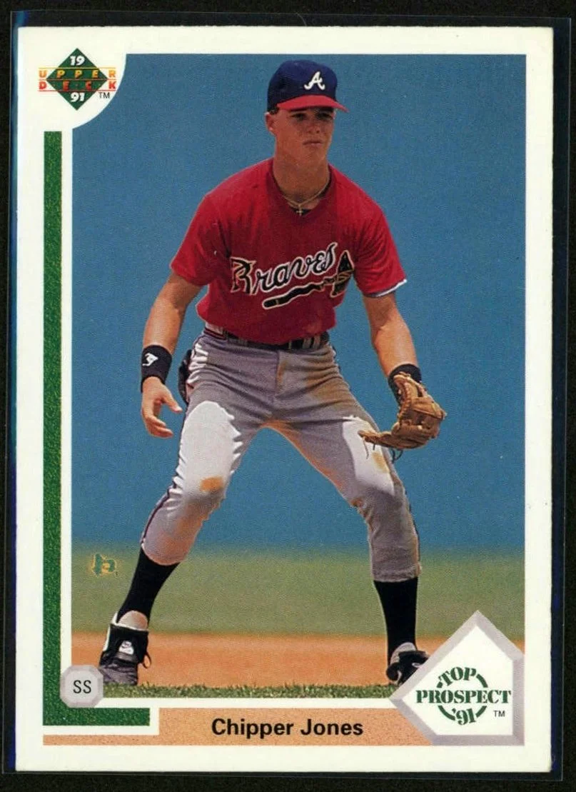 1991 Upper Deck #55 Chipper Jones RC