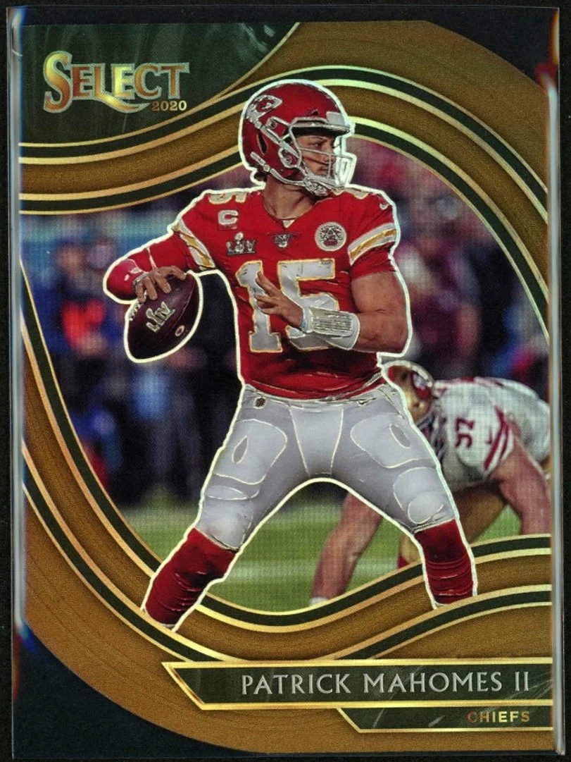 2020 Panini Select Die-Cut Copper Prizm #302 Patrick Mahomes II 001/355